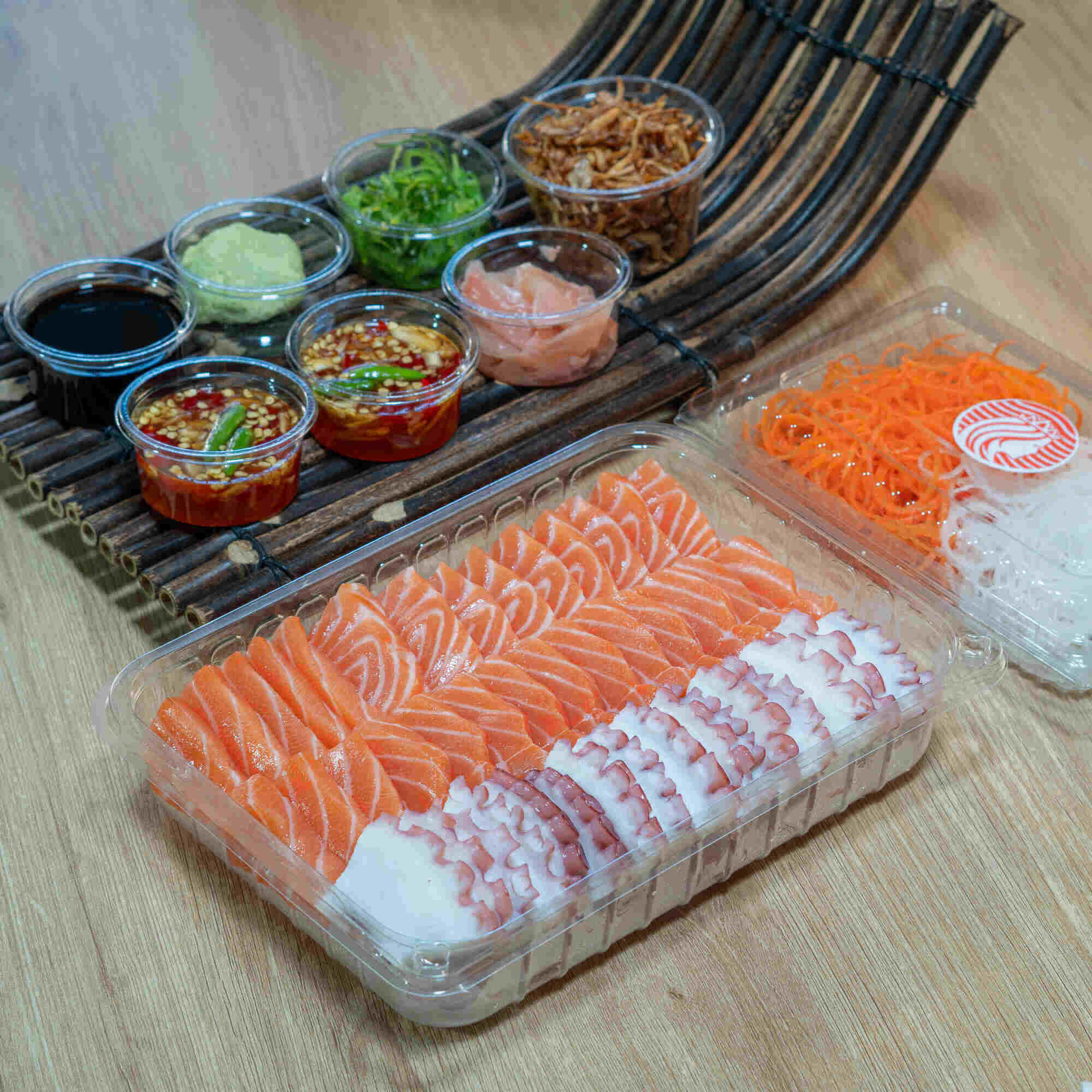 Salmon with Tako (500g)